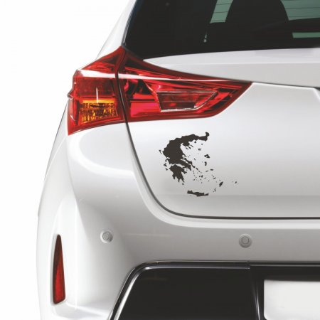 Car Sticker - Map of Greece