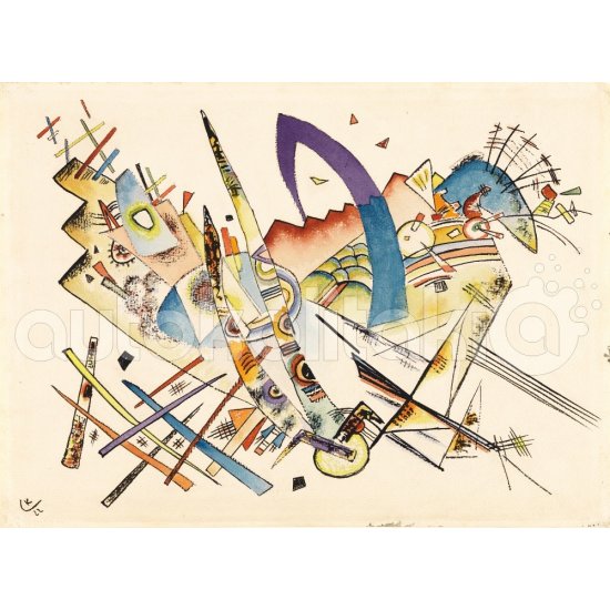 Πίνακας - Αντίγραφο - Τυπωμένο Σε Καμβά - Sin Titulo - Wassily Kandinsky