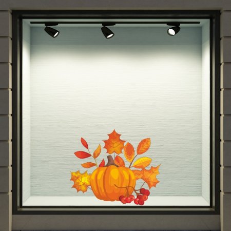 Αυτοκόλλητο Βιτρίνας - Φθινοπωρινό 18