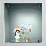 Αυτοκόλλητο Βιτρίνας - Φθινοπωρινό 31