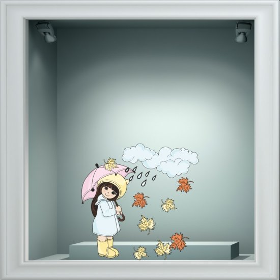 Αυτοκόλλητο Βιτρίνας - Φθινοπωρινό 31