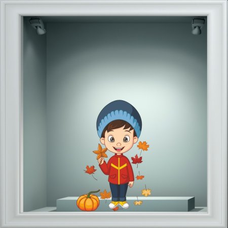 Αυτοκόλλητο Βιτρίνας - Φθινόπωρο 32