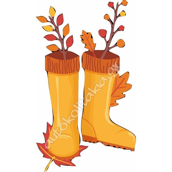 Αυτοκόλλητο βιτρίνας - Φθινοπωρινό 35