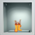 Αυτοκόλλητο βιτρίνας - Φθινοπωρινό 35