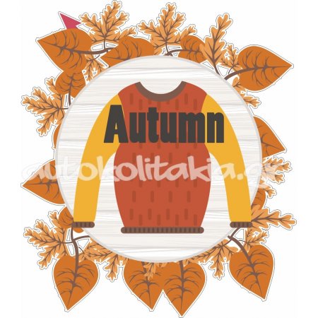 Αυτοκόλλητο βιτρίνας - Φθινοπωρινό 41 Αυτοκόλλητο βιτρίνας - Φθινοπωρινό 41