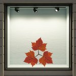 Αυτοκόλλητο βιτρίνας - Φθινοπωρινό 45