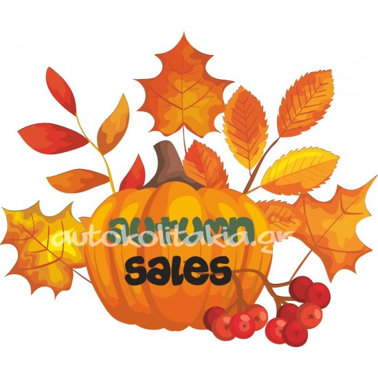 Autumn sale sticker - Sales 18