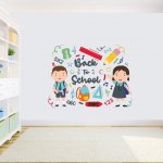 Αυτοκόλλητο φθινοπωρινό- Back to school