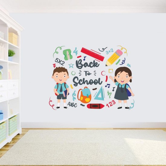 Αυτοκόλλητο φθινοπωρινό- Back to school