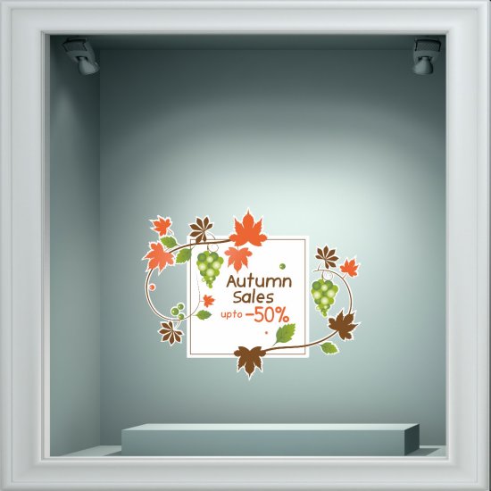 Autumn sale sticker - Sales 24