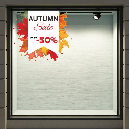 Autumn sale sticker - Sales 26