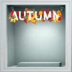 Αυτοκόλλητο βιτρίνας - Φθινοπωρινό 43