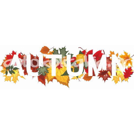 Αυτοκόλλητο βιτρίνας - Φθινοπωρινό 43