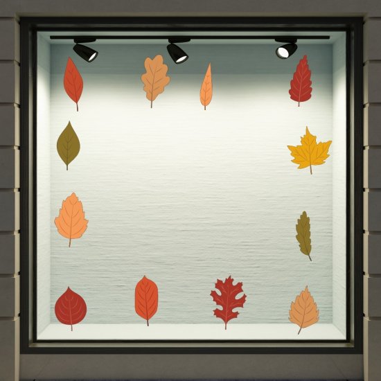 Αυτοκόλλητο βιτρίνας - Φθινοπωρινό 46