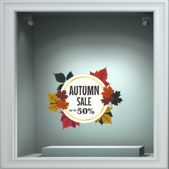Autumn sale sticker - Sales 30