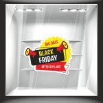 Αυτοκόλλητο Εκπτώσεων - Black Friday 95