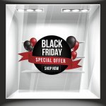 Αυτοκόλλητο Εκπτώσεων - Black Friday 90