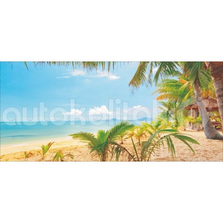 Πίνακας σε καμβά - Εξωτική παραλία
