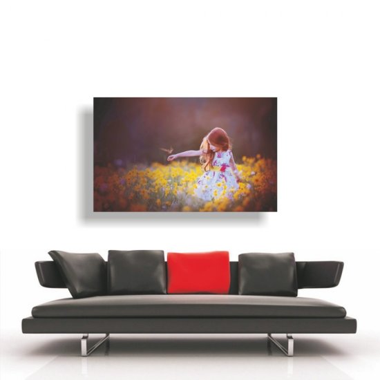 Πίνακας σε καμβά - Κορίτσι στη φύση