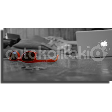 Πίνακας σε καμβά - Κόκκινα γυαλιά