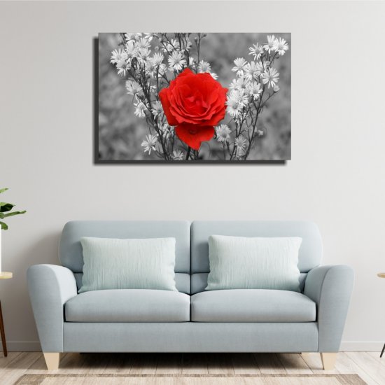 Πίνακας σε καμβά - Μπουκέτο από λουλούδια