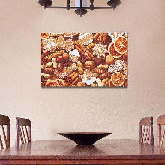 Πίνακας σε καμβά - Μπισκότα και κανέλα