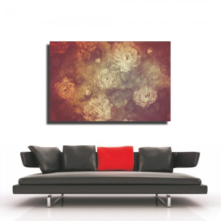 Πίνακας σε καμβά - Λευκά τριαντάφυλλα