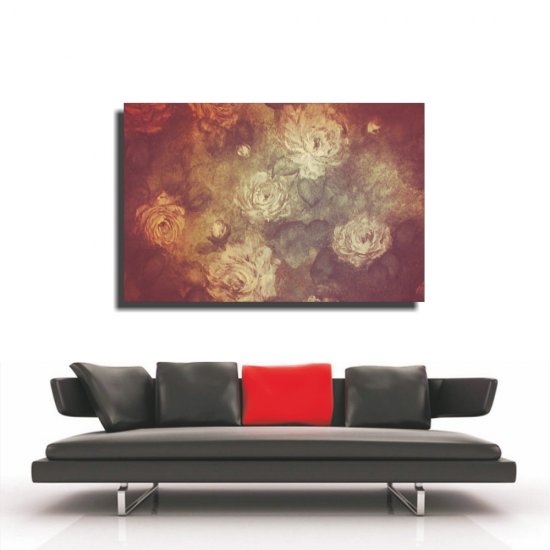 Πίνακας σε καμβά - Λευκά τριαντάφυλλα Πίνακας σε καμβά - Λευκά τριαντάφυλλα