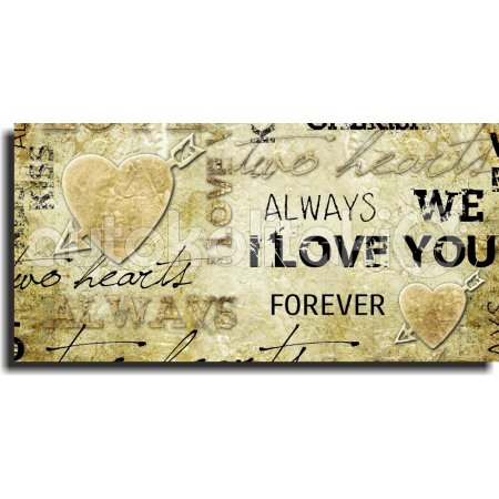 Πίνακας σε καμβά - Παντοτινή αγάπη