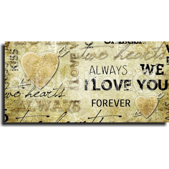 Πίνακας σε καμβά - Παντοτινή αγάπη