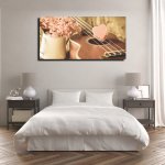 Πίνακας σε καμβά - Κιθάρα αγάπης