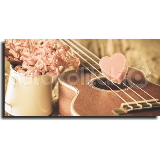 Πίνακας σε καμβά - Κιθάρα αγάπης Πίνακας σε καμβά - Κιθάρα αγάπης