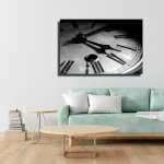 Πίνακας σε καμβά - Ρολόι