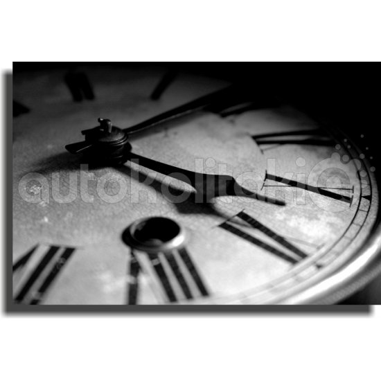 Πίνακας σε καμβά - Ρολόι