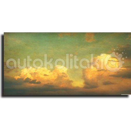 Πίνακας σε καμβά - Πράσινος ουρανός