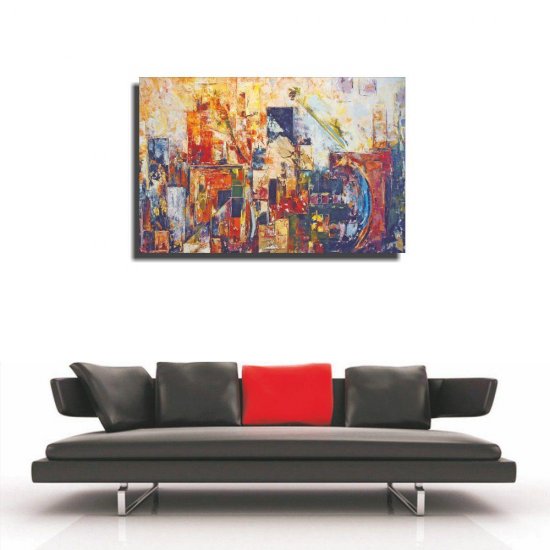 Πίνακας σε καμβά - Έντονα χρώματα