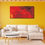 Πίνακας σε καμβά - Κόκκινος ουρανός