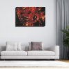 Πίνακας σε καμβά - Κόκκινο κρύσταλλο