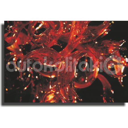 Πίνακας σε καμβά - Κόκκινο κρύσταλλο