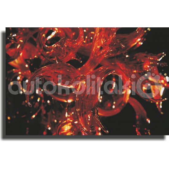 Πίνακας σε καμβά - Κόκκινο κρύσταλλο