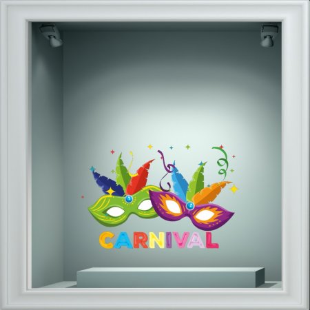 Αποκριάτικο Αυτοκόλλητο - Αποκριάτικο 16