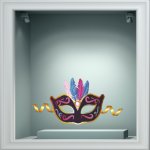 Αποκριάτικο Αυτοκόλλητο - Αποκριάτικο 19