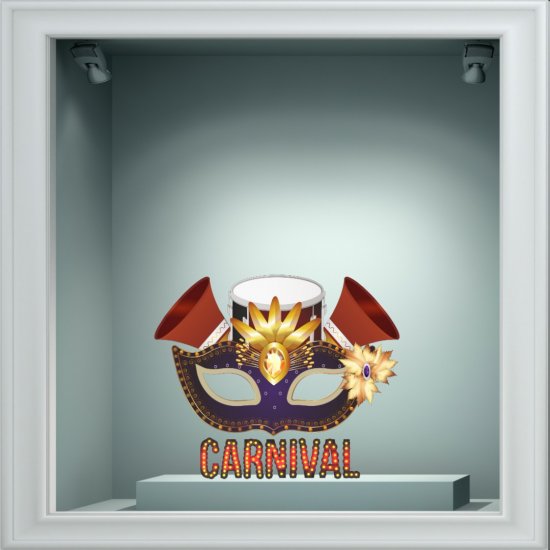 Αποκριάτικο Αυτοκόλλητο - Αποκριάτικο 20