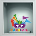 Αποκριάτικο Αυτοκόλλητο - Αποκριάτικο 27