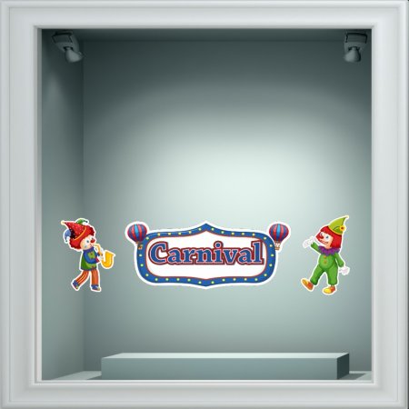 Αποκριάτικο Αυτοκόλλητο - Αποκριάτικο 30