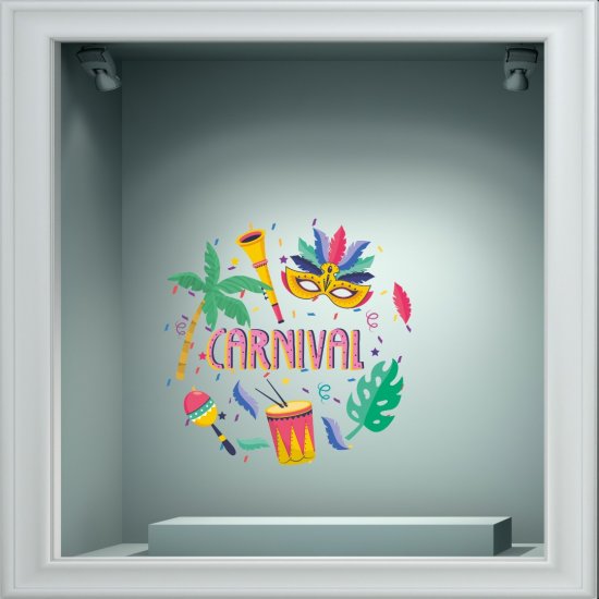 Αποκριάτικο Αυτοκόλλητο - Αποκριάτικο 31