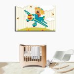 Παιδικός Πίνακας σε Καμβά - Αεροπλανάκι