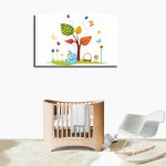 Παιδικός Πίνακας σε Καμβά - Λαγουδάκι Κάτω Από Δέντρο