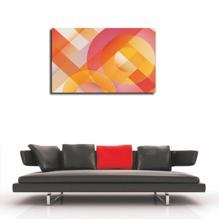 Πίνακας - Πολύχρωμα σχήματα