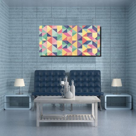 Πίνακας - Χρωματιστά τρίγωνα